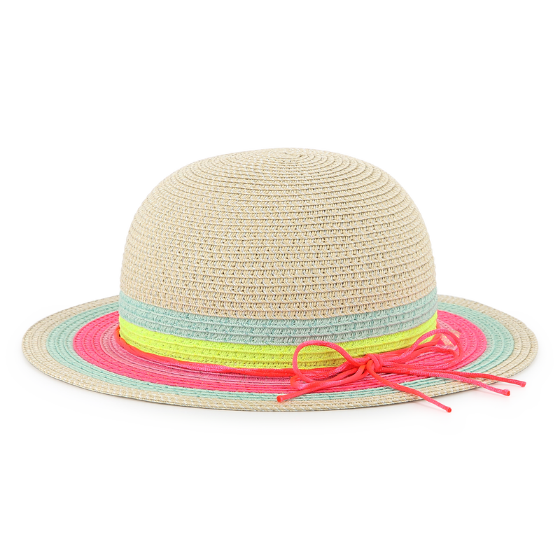 Sun hat with coloured stripes BILLIEBLUSH 
                    FILLE