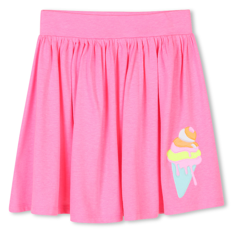 Flared skirt with badge BILLIEBLUSH 
                        girl