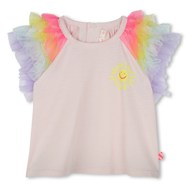 Short-sleeved cotton T-shirt BILLIEBLUSH 
                        girl