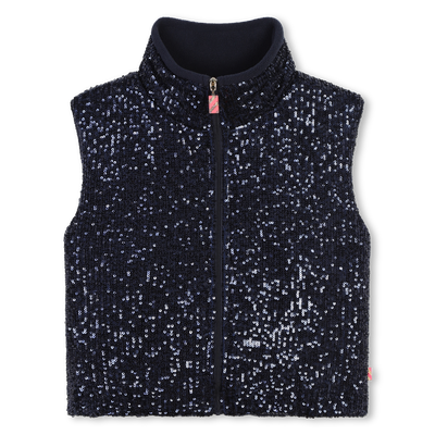Sleeveless sequin puffer BILLIEBLUSH girl