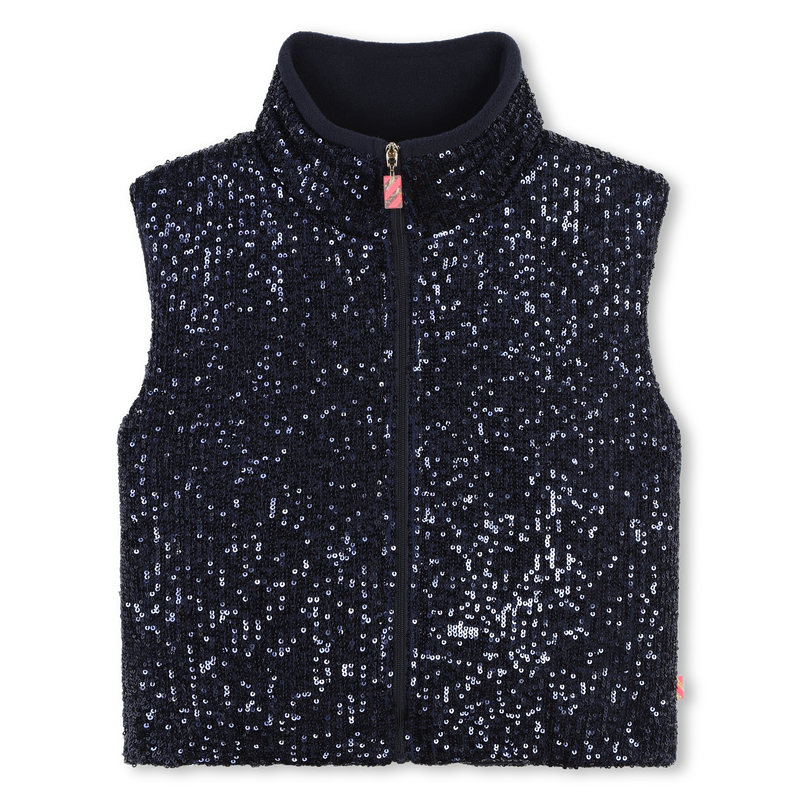 Sleeveless sequin puffer BILLIEBLUSH 
                        girl