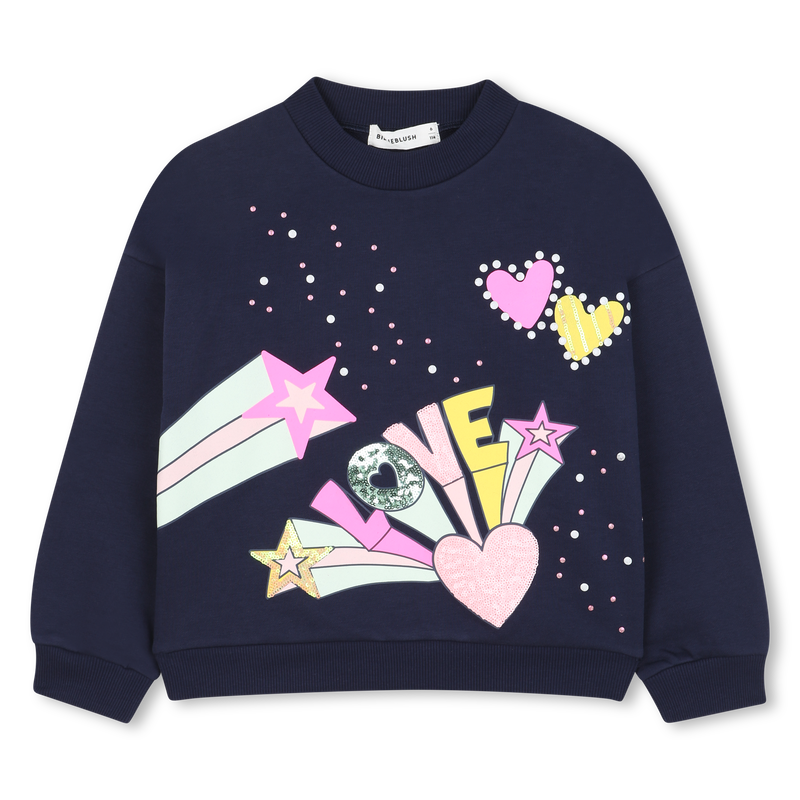 Fleece sweatshirt BILLIEBLUSH 
                    FILLE