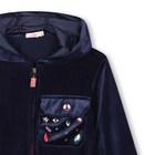 Fleece hooded cardigan BILLIEBLUSH 
                    girl