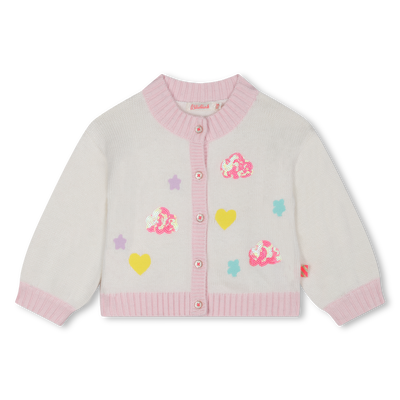 Sequin knitted cardigan BILLIEBLUSH girl