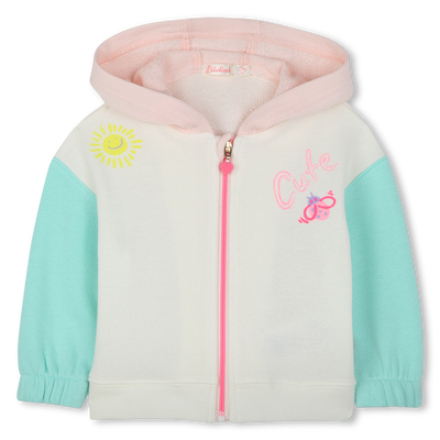 Hooded fleece cardigan BILLIEBLUSH girl