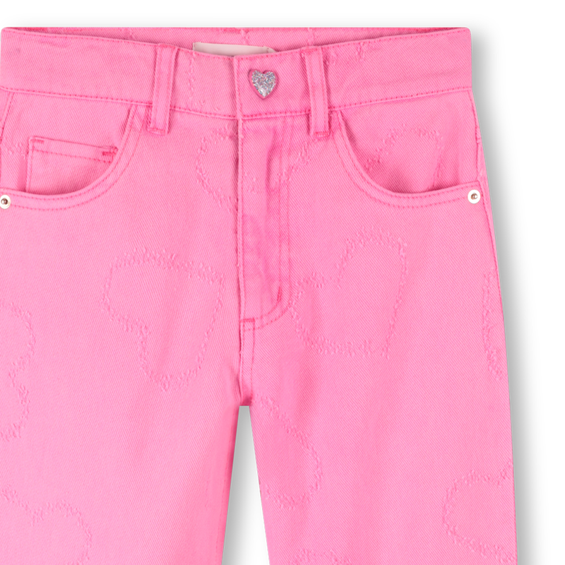 Twill trousers with hearts BILLIEBLUSH 
                    FILLE