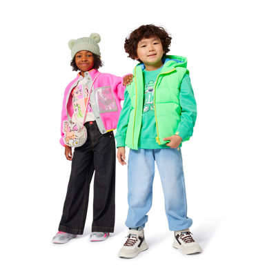 Cardigan in plush fabric BILLIEBLUSH girl