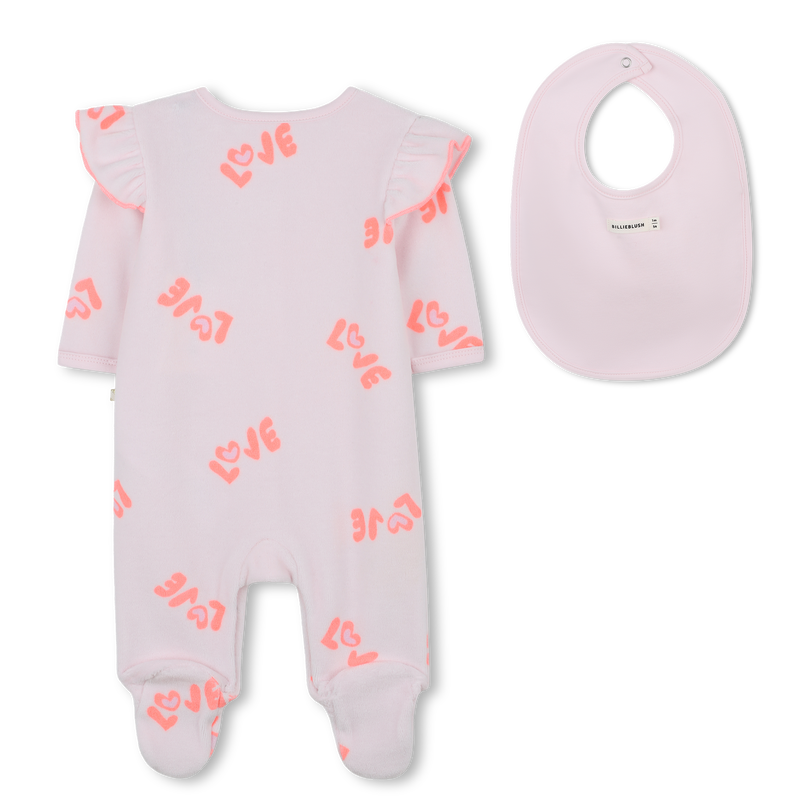 Pajama and bib set BILLIEBLUSH 
                        girl