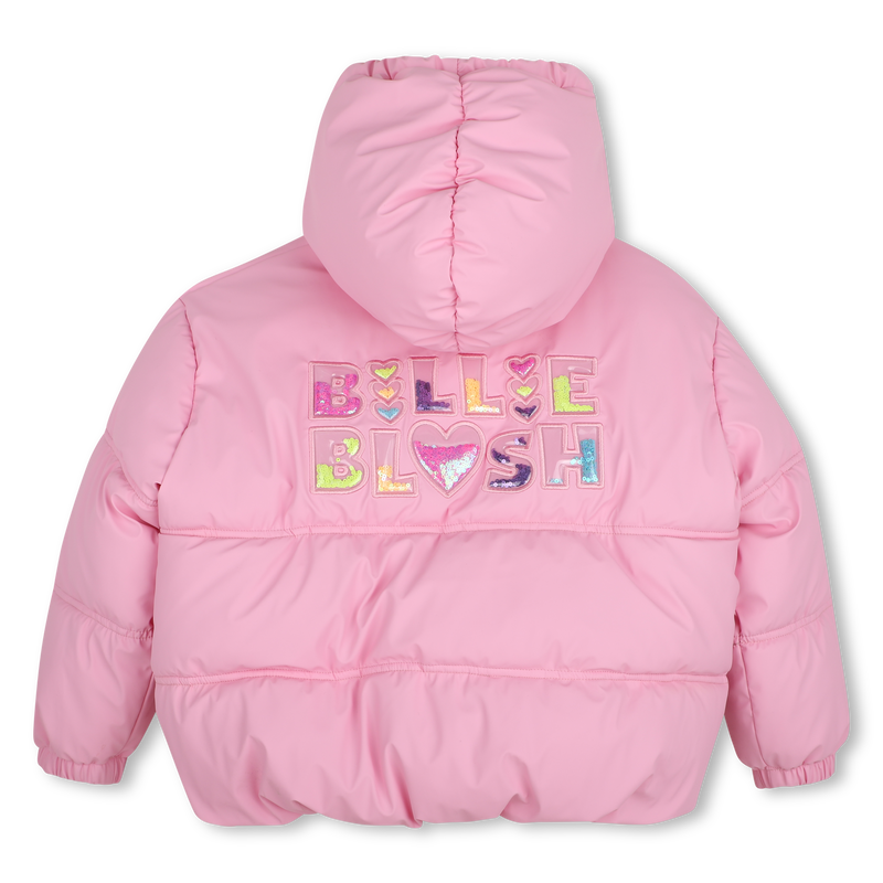 Hooded down jacket BILLIEBLUSH 
                        girl
