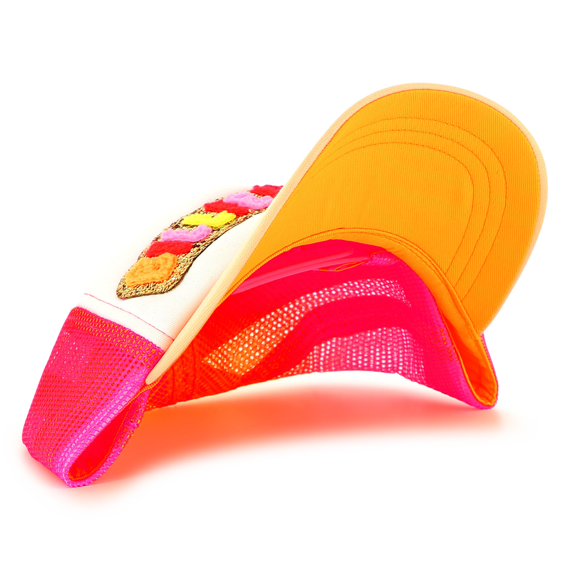 Cap with terry-cloth badge BILLIEBLUSH 
                        girl