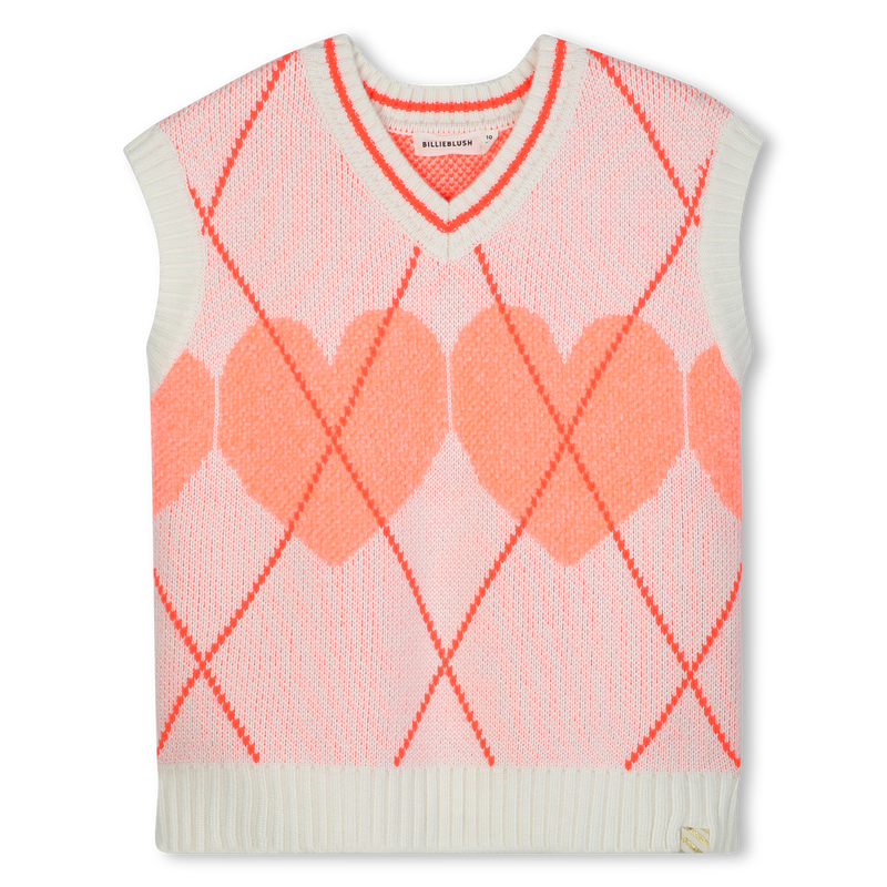 Short-sleeved knitted sweater BILLIEBLUSH 
                    FILLE