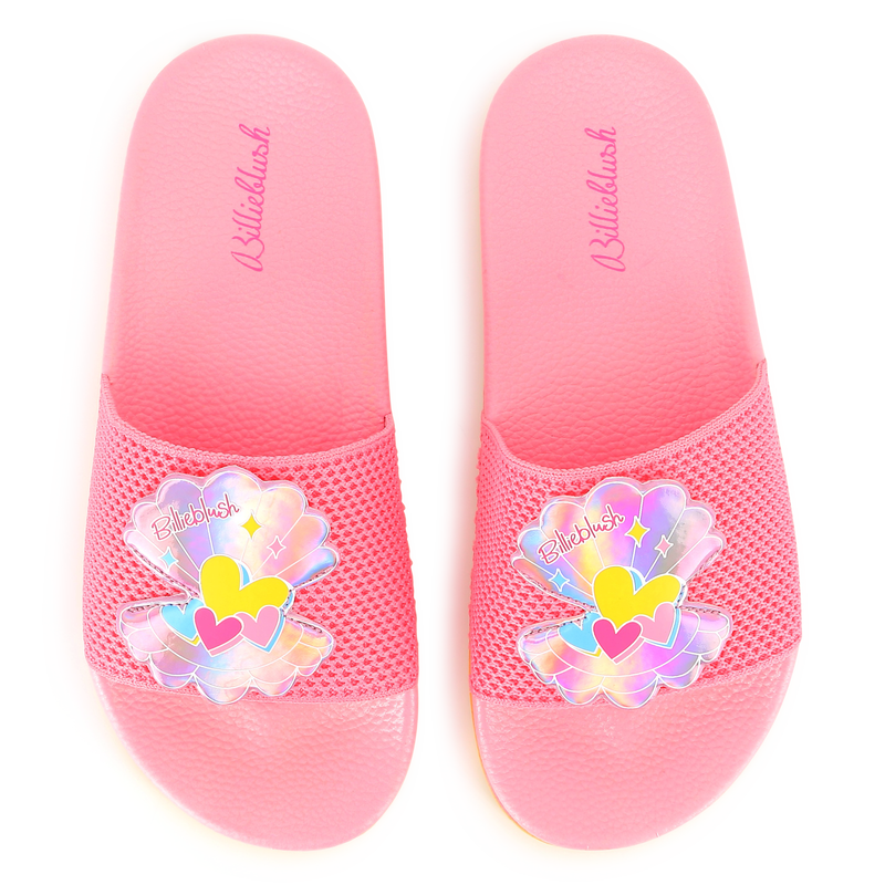 Dual-fabric sliders BILLIEBLUSH 
                        girl