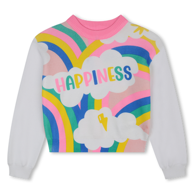 Multicolored cotton sweater BILLIEBLUSH girl