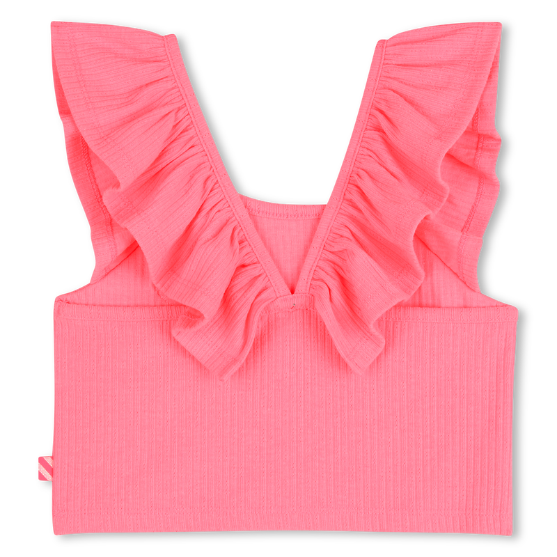 VEST TOP WITH RUFFLED STRAPS BILLIEBLUSH 
                        girl