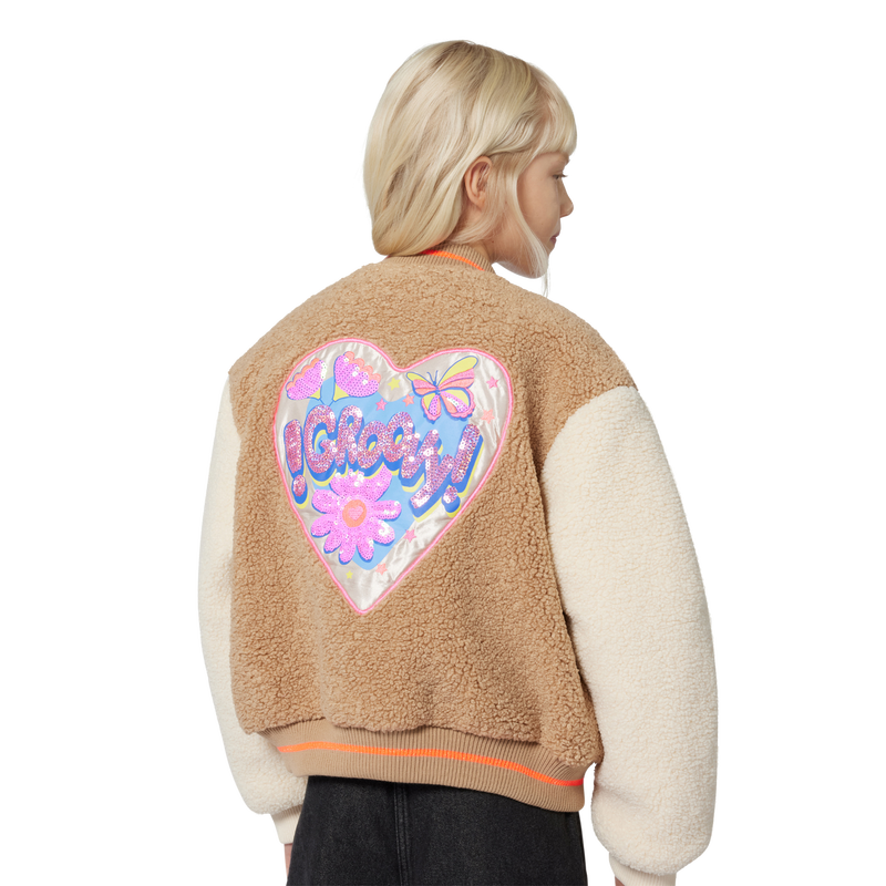 Two-tone jacket BILLIEBLUSH 
                    FILLE