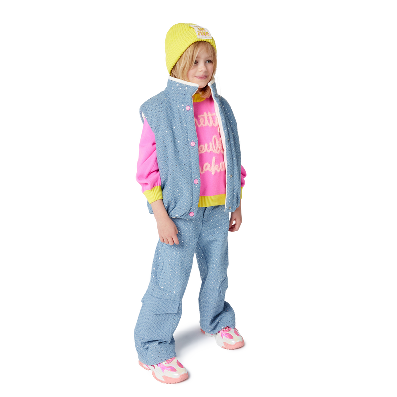 Sleeveless down jacket BILLIEBLUSH 
                        girl