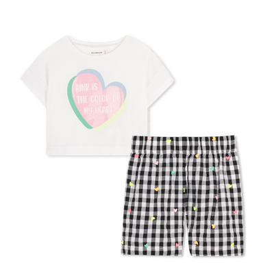 T-SHIRT + SHORTS SET BILLIEBLUSH girl