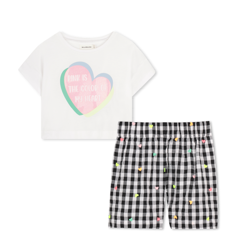 T-SHIRT + SHORTS SET BILLIEBLUSH 
                        girl