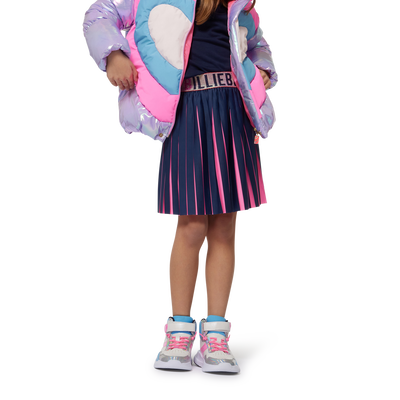 Shiny hooded puffer jacket BILLIEBLUSH girl