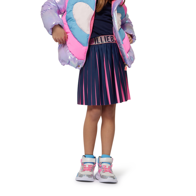 Shiny hooded puffer jacket BILLIEBLUSH 
                        girl