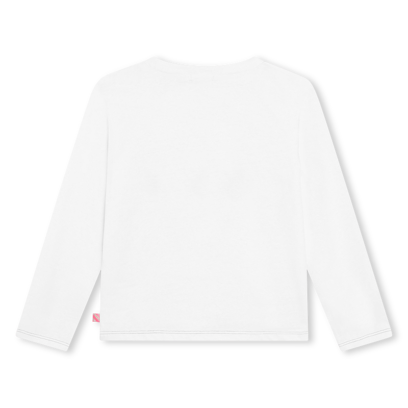Sequin-graphic long-sleeve BILLIEBLUSH 
                    FILLE