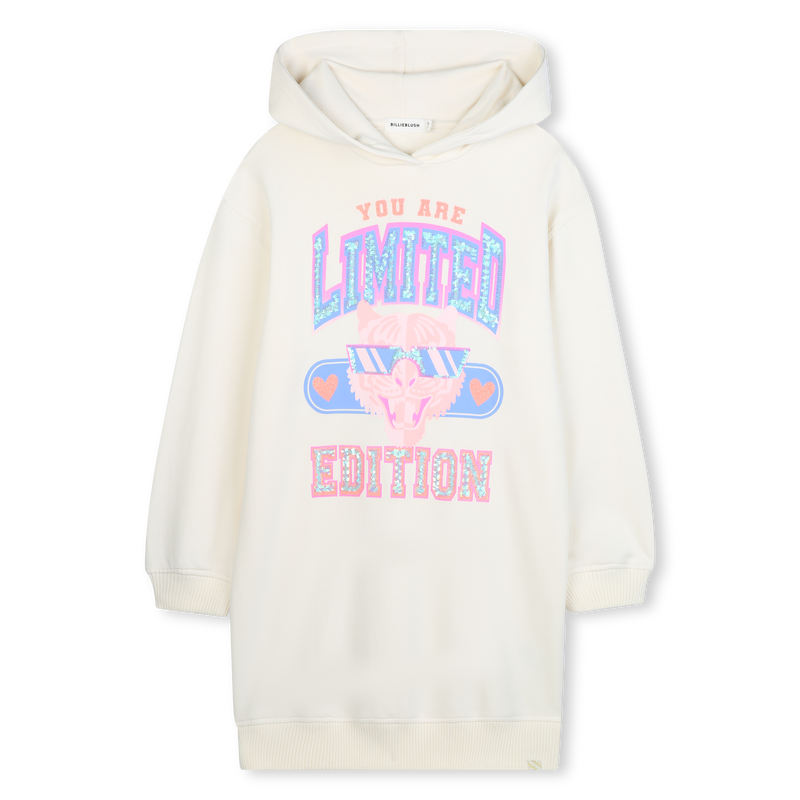 Hooded fleece dress BILLIEBLUSH 
                    FILLE