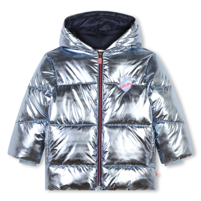 Zip-up hooded puffer jacket BILLIEBLUSH girl