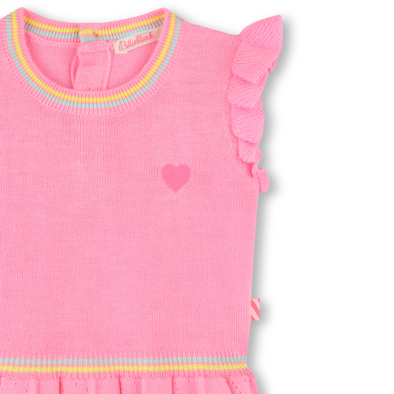 Short-sleeved knitted dress BILLIEBLUSH 
                    FILLE