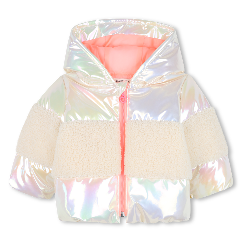 Quilted hooded puffer jacket BILLIEBLUSH 
                        girl