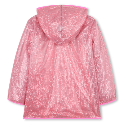 Sheer oilskin embellished with sequins BILLIEBLUSH girl