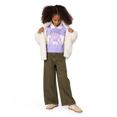 Fuzzy fleece jacket BILLIEBLUSH girl