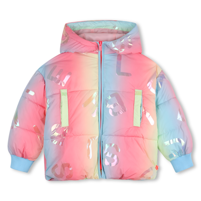 Hooded down jacket BILLIEBLUSH 
                        girl