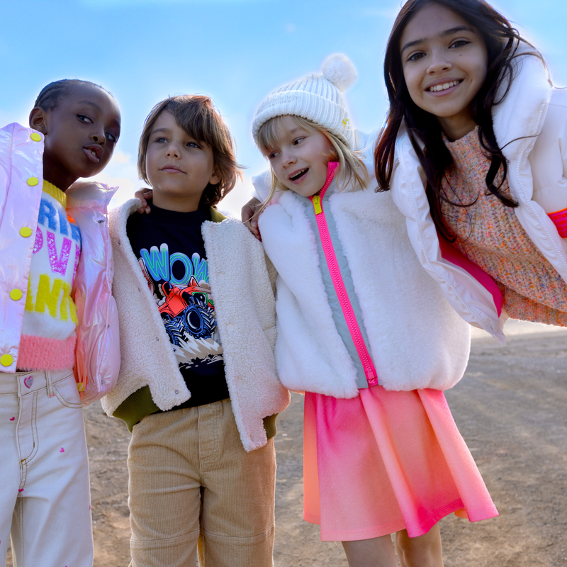 Plush fabric jacket BILLIEBLUSH 
                        boy