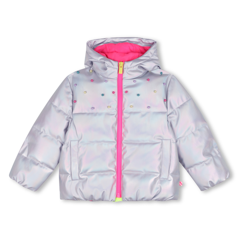 Hooded down jacket BILLIEBLUSH 
                        girl