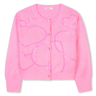 Sequin tricot cardigan BILLIEBLUSH girl
