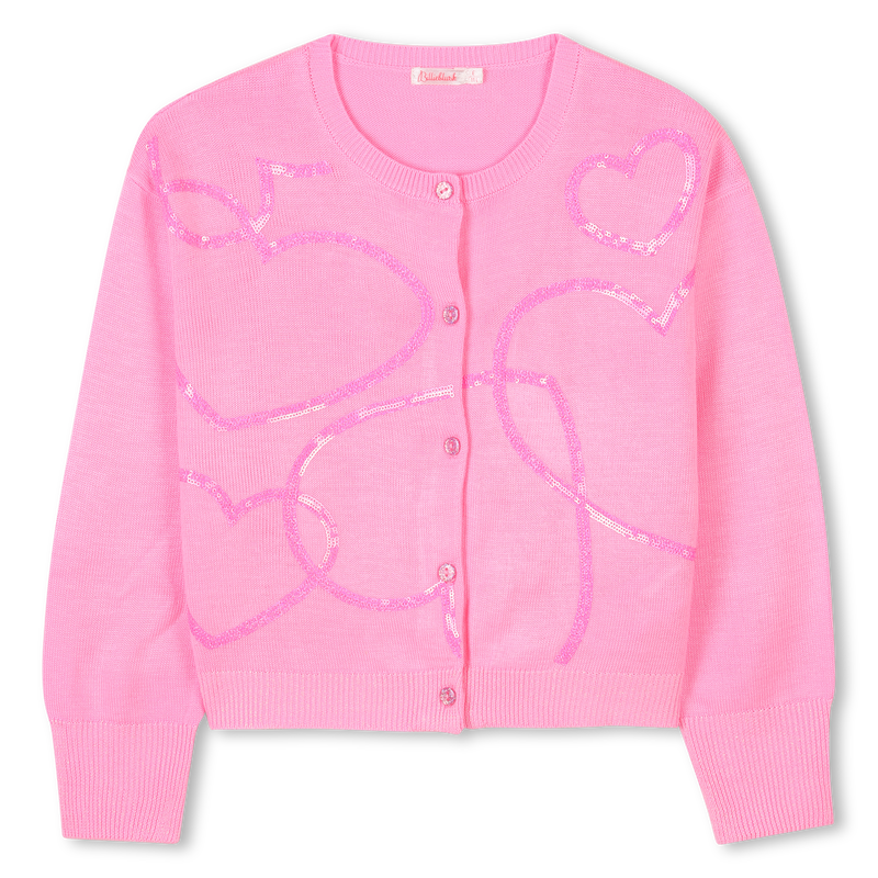 Sequin tricot cardigan BILLIEBLUSH 
                        girl