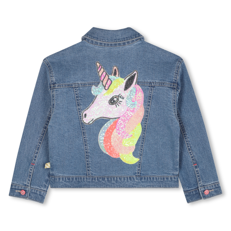 Denim jacket with pockets BILLIEBLUSH 
                    FILLE