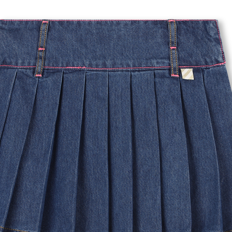 Pleated denim skirt BILLIEBLUSH 
                    FILLE