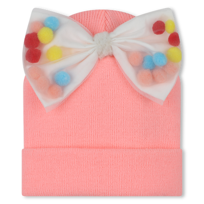 Bow and pompom hat BILLIEBLUSH girl