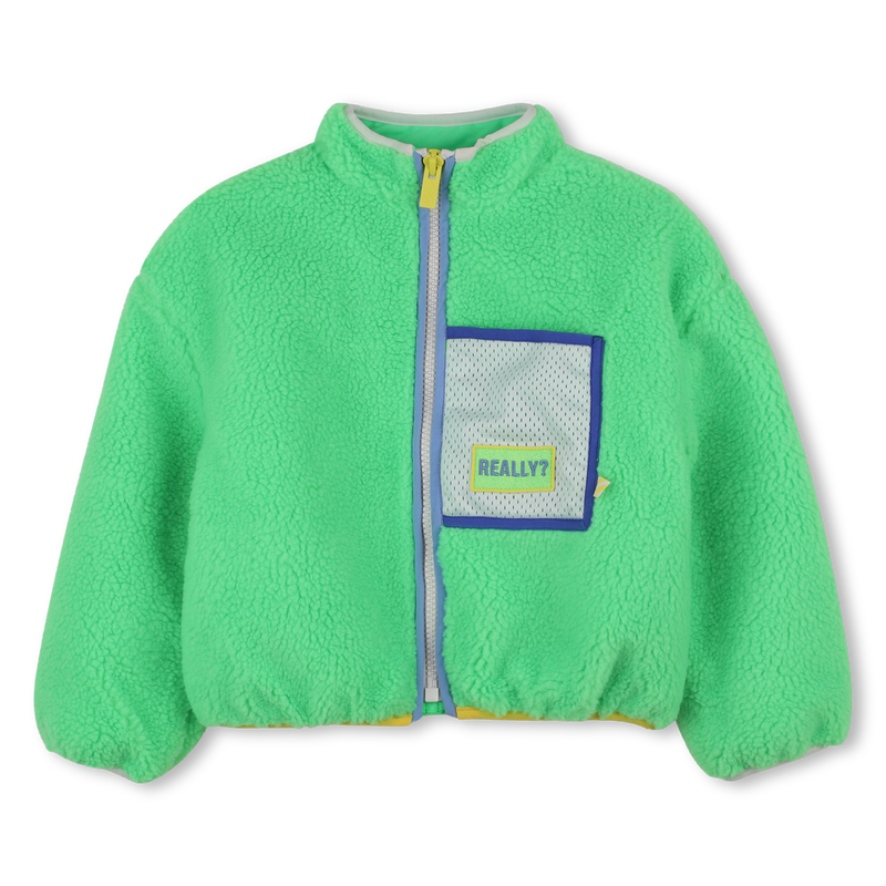 Plush fabric jacket BILLIEBLUSH 
                    GARCON