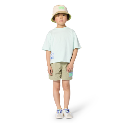 BERMUDA SHORTS IN CRUMPLED MATERIAL BILLIEBLUSH boy