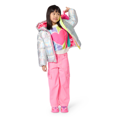 Hooded down jacket BILLIEBLUSH girl