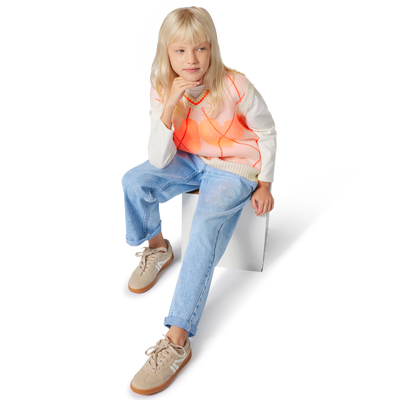 Short-sleeved knitted sweater BILLIEBLUSH girl