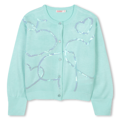 Sequin tricot cardigan BILLIEBLUSH girl