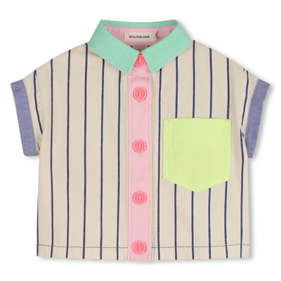 STRIPED SHORT-SLEEVED SHIRT BILLIEBLUSH girl