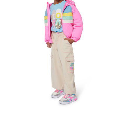 Multicoloured puffer jacket BILLIEBLUSH girl