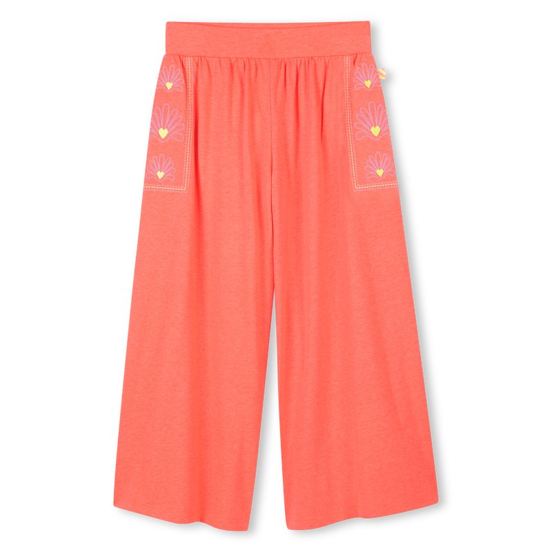 Embroidered wide-leg trousers BILLIEBLUSH 
                        girl