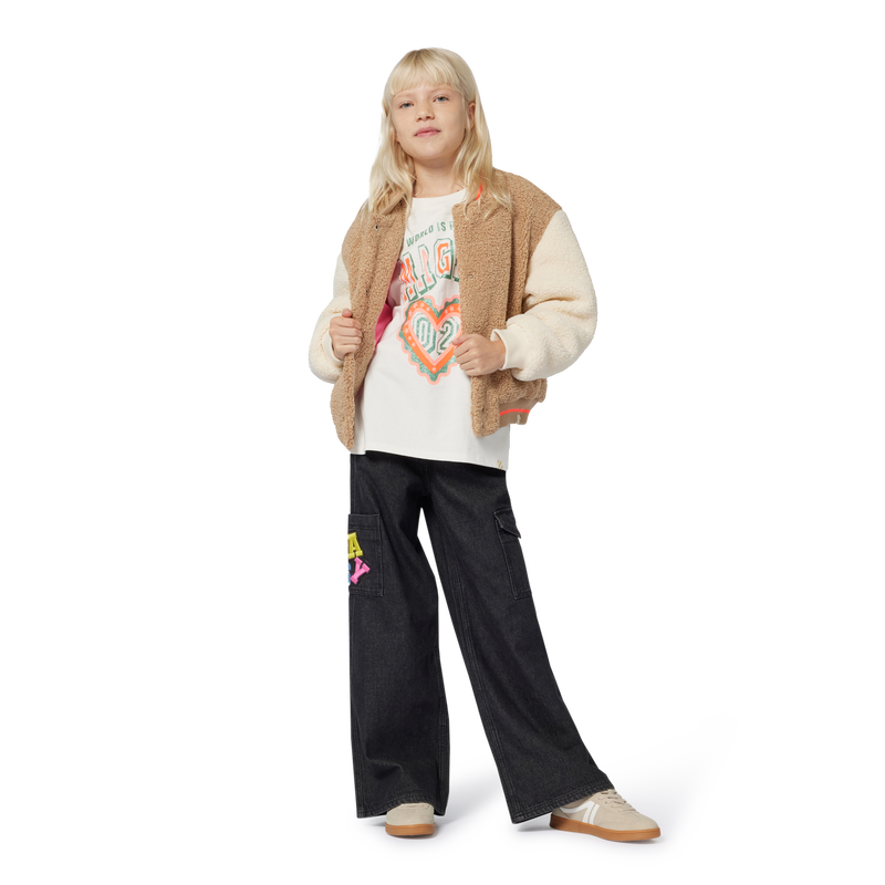 Two-tone jacket BILLIEBLUSH 
                    FILLE