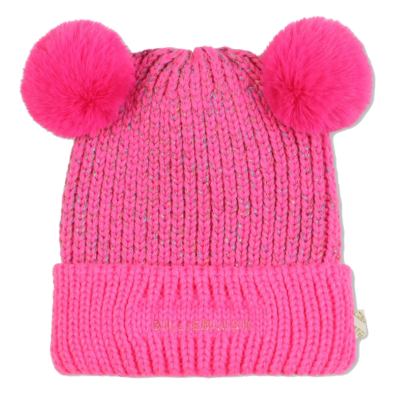Double pompom beanie BILLIEBLUSH 
                    FILLE