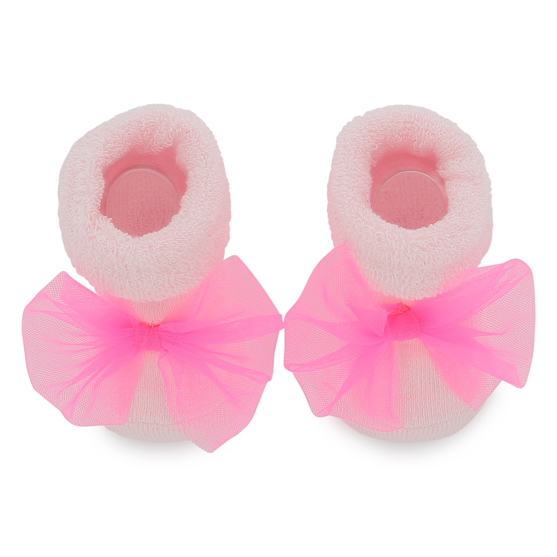 Knitted socks with bow BILLIEBLUSH 
                        girl